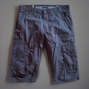C&A Premium Men's 33 Navy Cargo Shorts Utility Cotton Outdoor NWT